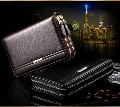 Man purse handbag bag hand bag leather handbag business on behalf of a cross-border trade zipper